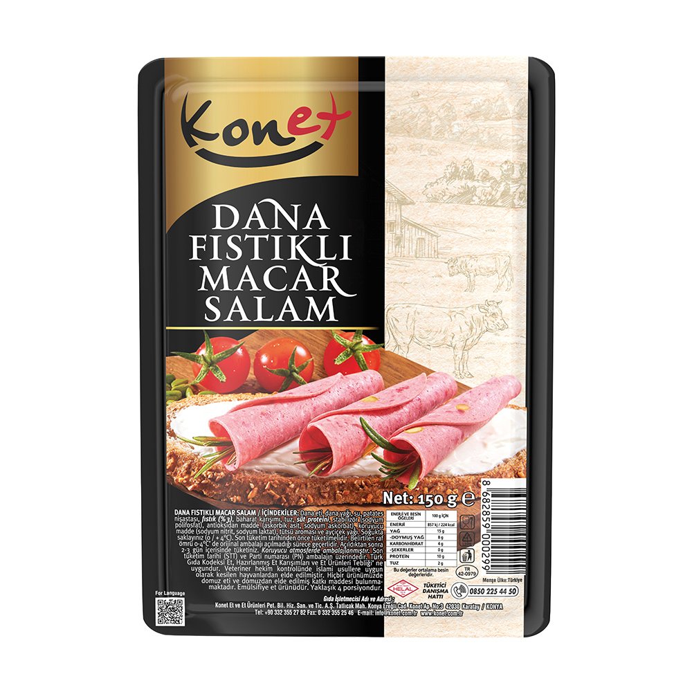 Dana Fıstıklı Macar Salam 150 g