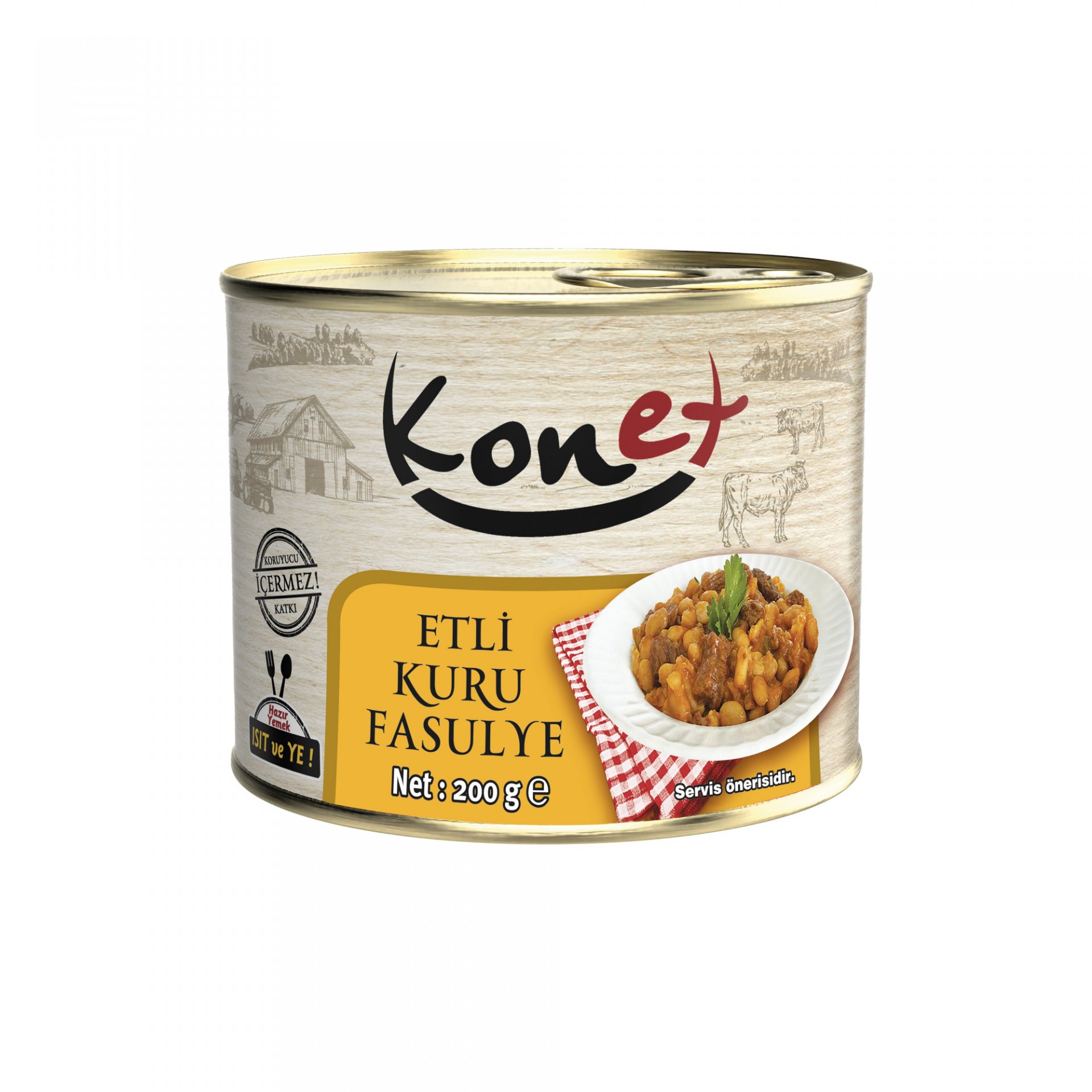 Etli Kuru Fasulye Konserve 200 g