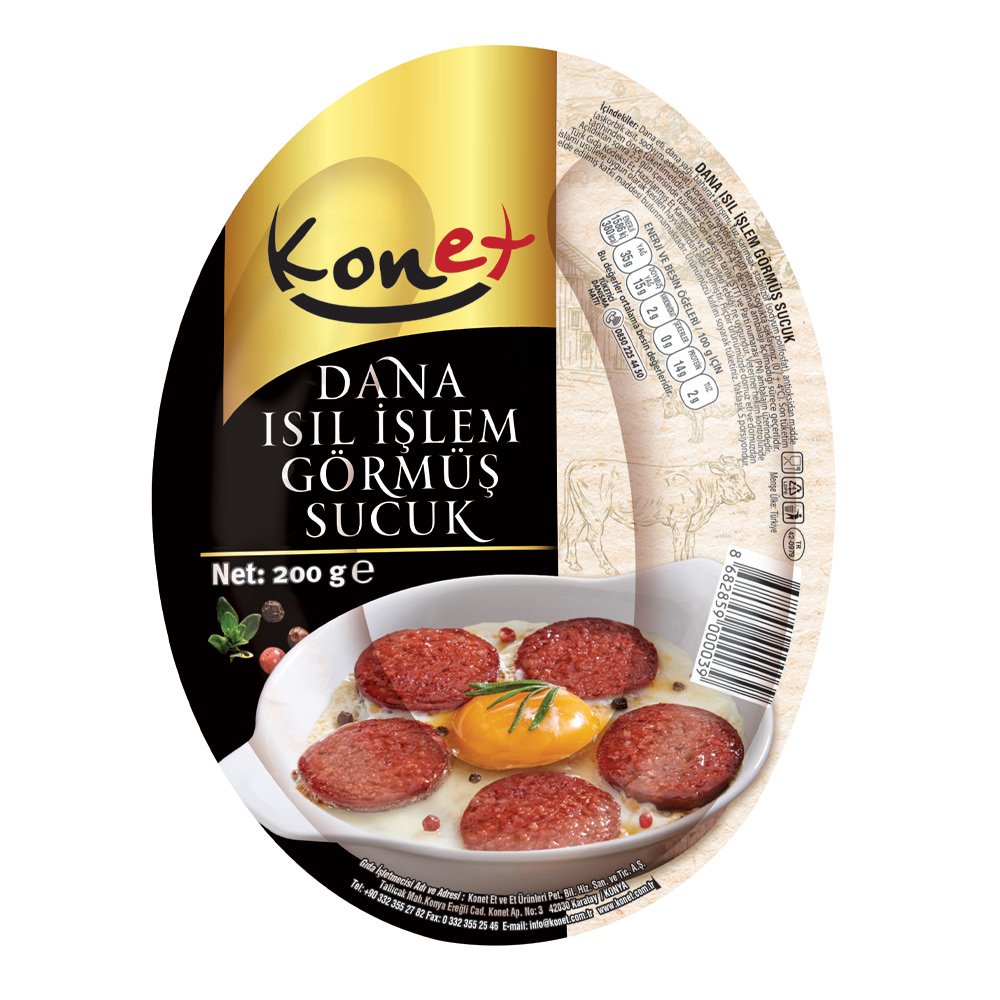 Dana Isıl İşlem Görmüş Sucuk 200 g